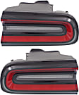2017 Dodge Challenger - Driver and Passenger Side, Outer LED Tail Light, With bulb(s), Mounts on Body, OE Replacement