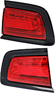 Driver and Passenger Side, Outer LED Tail Light, With bulb(s), OE Replacement