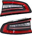2015-2022 Dodge Charger - Driver and Passenger Side, Outer LED Tail Light, With bulb(s), OE Replacement