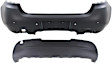 Rear Upper - Primed, Lower - Textured Bumper Cover CAPA Certified