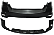 Rear, Upper and Lower Upper - Primed, Lower - Textured Bumper Cover