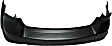 Rear, Upper and Lower Upper - Primed, Lower - Textured Bumper Cover