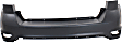 Rear, Upper and Lower Upper - Primed, Lower - Textured Bumper Cover, CAPA Certified