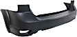 Rear, Upper and Lower Upper - Primed, Lower - Textured Bumper Cover, CAPA Certified