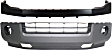 Front, Upper and Lower Upper - Primed, Lower - Textured Bumper Cover 5.4L, 8Cyl, CAPA Certified