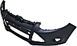 2012-2014 Ford Focus - Hatchback Front and Rear Primed Bumper Cover
