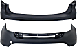 Front and Rear, Upper Primed Bumper Cover