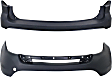 Front and Rear, Upper Primed Bumper Cover