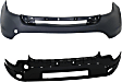 2012 Ford Explorer - Front, Upper and Lower Upper - Primed, Lower - Textured Bumper Cover