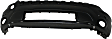 2012 Ford Explorer - Front, Upper and Lower Upper - Primed, Lower - Textured Bumper Cover