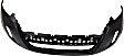 2013 Ford Edge - Front, Upper and Lower Primed Bumper Cover, CAPA Certified