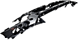 Front Bumper Reinforcements, Plastic and Steel, With Upper Cover Reinforcement