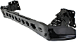 Front Bumper Reinforcements, Plastic and Steel, With Upper Cover Reinforcement