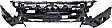 Front Bumper Reinforcements, Plastic and Steel, With Upper Cover Reinforcement