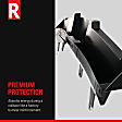 Front Bumper Reinforcements, Plastic and Steel, With Upper Cover Reinforcement