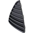 2012-2014 Ford Focus - Front, Driver and Passenger Side, Outer Bumper Grilles, Textured Black