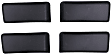 Front, Driver and Passenger Side Bumper Trim, Textured Black
