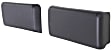 Front, Driver and Passenger Side Bumper Trim, Textured Black