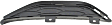 Front, Driver and Passenger Side Bumper Trim, Textured Black