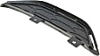 Front, Driver and Passenger Side Bumper Trim, Textured Black