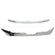 Grille Trim, Upper and Lower, Chrome, CAPA Certified