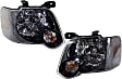 Driver and Passenger Side Headlights, with Bulbs, Halogen, Sport Utility, For Models with Ironman Package and with Sport Package