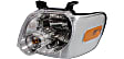 2008 Ford Explorer Sport Trac - Driver and Passenger Side Halogen Headlight, With bulb(s), OE Replacement