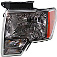 2011 Ford F-150 - Driver and Passenger Side Halogen Headlight, With bulb(s), OE Replacement