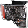 2011 Ford F-150 - Driver and Passenger Side Halogen Headlight, With bulb(s), OE Replacement