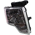 2011 Ford F-150 - Driver and Passenger Side Halogen Headlight, With bulb(s), OE Replacement