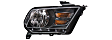 Driver and Passenger Side Headlights, with Bulbs, Halogen, Convertible/Coupe