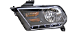 Driver and Passenger Side Headlights, with Bulbs, Halogen, Convertible/Coupe, CAPA Certified