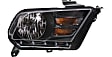Driver and Passenger Side Headlights, with Bulbs, Halogen, Convertible/Coupe, CAPA Certified