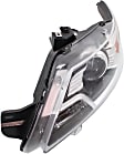 2011 Ford Taurus - Driver and Passenger Side Halogen Headlight, With bulb(s), OE Replacement, Sedan