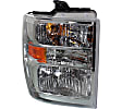 Driver and Passenger Side Halogen Headlights, with Bulbs, Cutaway, Single beam Headlights, Aero design, CAPA Certified