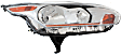 Driver and Passenger Side Headlights, with Bulbs, Halogen, Production Date To March 13 2014, CAPA Certified