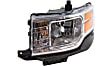 2009 Ford Flex - Driver and Passenger Side Halogen Headlight, With bulb(s), OE Replacement