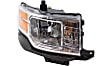 2009 Ford Flex - Driver and Passenger Side Halogen Headlight, With bulb(s), OE Replacement