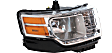 2009 Ford Flex - Driver and Passenger Side Halogen Headlight, With bulb(s), OE Replacement