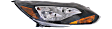 2013 Ford Focus - Driver and Passenger Side Halogen Headlight, With bulb(s), OE Replacement, Hatchback