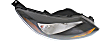 2013 Ford Focus - Driver and Passenger Side Halogen Headlight, With bulb(s), OE Replacement, Hatchback