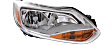 2012 Ford Focus - Driver and Passenger Side Halogen Headlight, With bulb(s), Sedan, OE Replacement