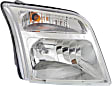 Driver and Passenger Side Halogen Headlight, With bulb(s), OE Replacement, CAPA Certified