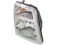Driver and Passenger Side Halogen Headlight, With bulb(s), OE Replacement, CAPA Certified