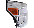 2015 Ford F-450 Super Duty - Driver and Passenger Side Halogen Headlight, With bulb(s), OE Replacement
