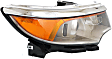 2013 Ford Edge - Driver and Passenger Side Halogen Headlight, With bulb(s),  For Models With Appearance Package, OE Replacement, Sport Utility