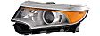 2013 Ford Edge - Driver and Passenger Side Halogen Headlight, With bulb(s),  For Models Without Appearance Package, OE Replacement, Sport Utility