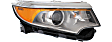 2013 Ford Edge - Driver and Passenger Side Halogen Headlight, With bulb(s),  For Models Without Appearance Package, OE Replacement, Sport Utility