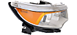 2013 Ford Edge - Driver and Passenger Side Halogen Headlight, With bulb(s),  For Models Without Appearance Package, OE Replacement, Sport Utility