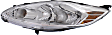 2011 Ford Fiesta SE 4 Cyl 1.6L - Driver and Passenger Side Halogen Headlight, With bulb(s), For Models Without Appearance Package, OE Replacement
